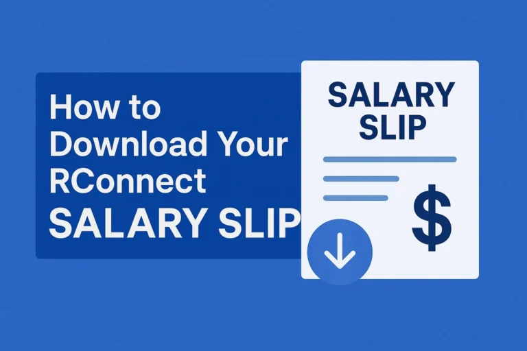 How to Download Your RConnect Salary Slip from RConnect Portal